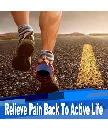 Heel Protectors for Plantar Fasciitis & Achilles Tendonitis - 2022 Upgraded Heel Cups/Sleeves for Pain Relief - Men/Women (W 6.5-10 / M 5-8 Blue) - Buy Online on GoSupps.com