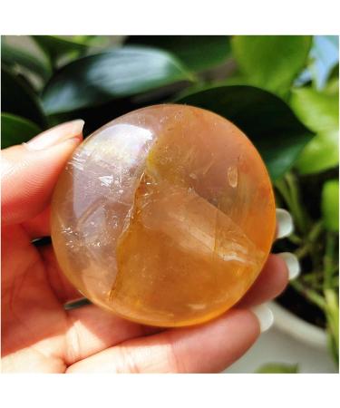 Natural Crystal Rough High Puality Natural Stone Yellow Hematoid Quartz Crystal Palm Home Decoration Meditate and Crystals (Color : 80-90g Size : 1pc) 1pc 80-90g - Buy Online on GoSupps.com