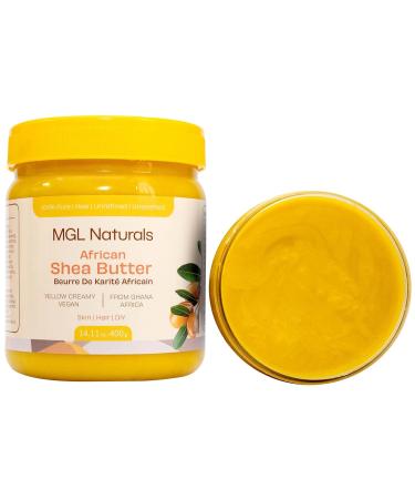 Unrefined Organic Shea Butter Cream - Nourishing Skin & Hair | 14.11oz from Ghana - Buy Online on GoSupps.com