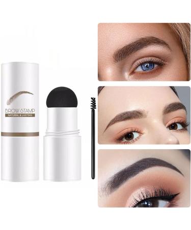 Stamp Eyebrow Powder 10 Reusable Stencils Waterproof Eyebrows (03) - Buy Online on GoSupps.com
