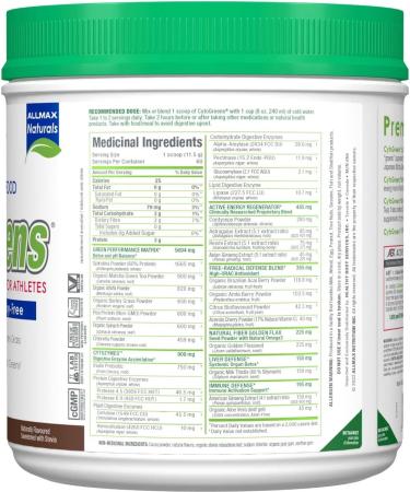 CytoGreens - Chocolate - 60 serving 690-gram - Buy Online on GoSupps.com