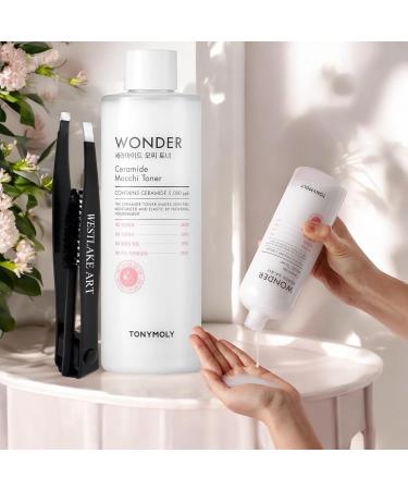 Wonder Ceramide Mochi Toner for Deep Hydration & Radiant Skin | Lightweight & Fast-Absorbing Toner with Soothing Ceramides | Includes Eyebrow Tweezers - Shop Now - Buy Online on GoSupps.com