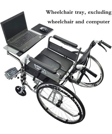 SilteD Wheelchair Lap Tray Wheelchair Laptop Desk Can Be Lifted Rotated and Folded Adjustable Distance and Height for Eating Reading Resting - Buy Online on GoSupps.com