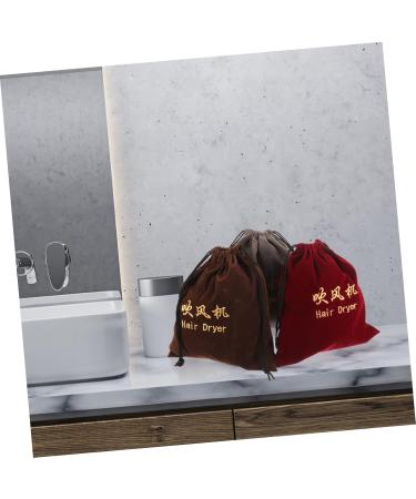 SKISUNO Travel Hair Dryer 3 Pcs Hair Dryer Storage Bag Travel Universal Hair Accessories Travel Shoe Bag - Buy Online on GoSupps.com