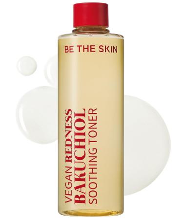 BE THE SKIN Vegan Redness Bakuchiol Soothing Toner - Gentle pH Balancing Redness Relief Face Toner with Heartleaf Extract - Pore Tightening Soothing for Sensitive Skin 8.45 fl.oz.