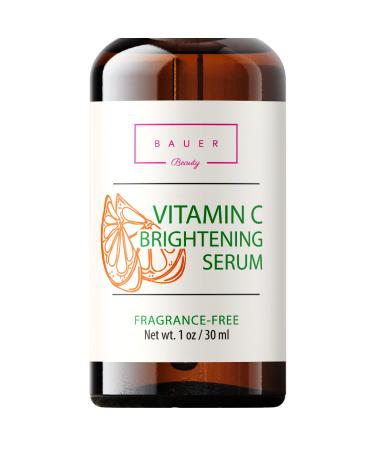 Bauer Beauty Vitamin C Face Serum Improves Skin Brightness  Fine Lines  Anti-Aging Skin Repair  Brighten Dark Spots And Reduce wrinkles - Buy Online on GoSupps.com