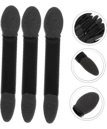 Mikinona Sponge Eyeshadow Brush 50pcs Makeup Sponges Bulk Makeup Eyeshadow Brush Cleaning Brush Lipstick Miss Make up Size 2 Black - Buy Online on GoSupps.com