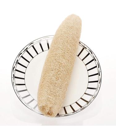 Natural Luffa Sponge - Biodegradable Exfoliating Loofah for Skin Kitchen & Laundry | 35-45 cm - Buy Online on GoSupps.com