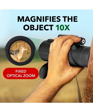 STARSCOPE Monocular G3 - Long-Range 10x42 High Powered Monocular | Small Monocular for Bird Watching  Hunting  Sports  and More | Monoculars for Adults with BAK4 Prism and Wide Field of View - Buy Online on GoSupps.com