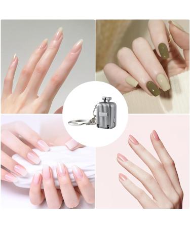 Travel Nail Clippers Fingernail Cutter | Stainless Steel Nail Cutter Keychain Foldable - Tool for Cutting Fingernails and Toenails for Camping Travel School Silver S - Buy Online on GoSupps.com