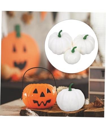 Garneck 24 Pcs Foamy White Pumpkin Halloween Decoration Halloween Prop Pumpkin Decorations Fake Pumpkin Simulation Pumpkin Halloween Pumpkin Photography Prop Artificial Supplies Whitex4pcs 8.5x7.5cmx4pcs - Buy Online on GoSupps.com