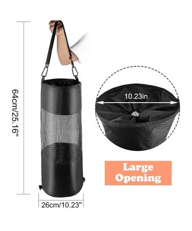 Pecihiko Collapsible Boat Trash Bag - Reusable Mesh Can with Drawstring Closure - Perfect for Boating, Fishing, Camping - Buy Online on GoSupps.com