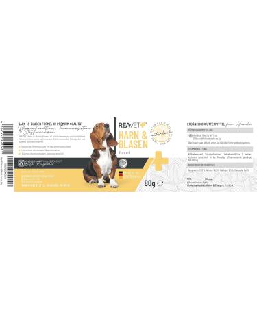 Reavet Bladder Formula for Dogs - 80g | Supports Bladder Function Urine Control & Immune Health - Buy Online on GoSupps.com