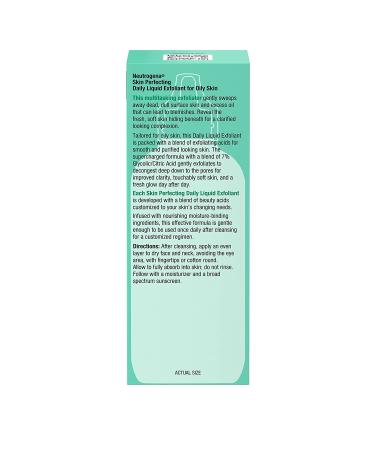 Neutrogena Skin Perfecting Daily Liquid Exfoliant for Oily Skin - Fragrance-Free 4 fl oz - Buy Online on GoSupps.com