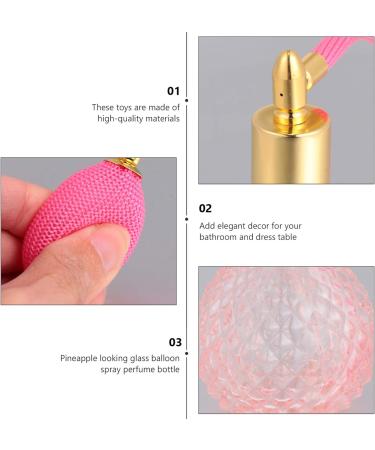 Buy Healifty Crystal Art Vintage Style Refillable Perfume Atomizer - 100ml Pink Long Spray Bottle | International Shipping Available - Buy Online on GoSupps.com