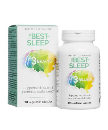 Natural Factors 3 Brains The Best-Sleep 90 Vegetarian Capsules