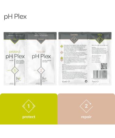 pH Plex 1 Protect & 2 Repair - Friends Kit for Protection & Repair Colouring Discolouring and Bleaching Repairs Damaged Hair For All Hair Types For Optimal Hair Feeling 3 x pH Plex 1 + 2 1 count (Pack of 1) - Buy Online on GoSupps.com