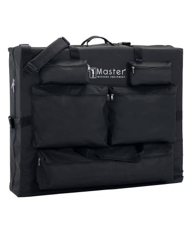 Master Massage Transport Bag for Massage Tables Nylon Fabric Even Easier Transport Black (Without Wheels)