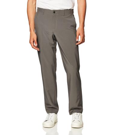 Jack Nicklaus Men's Flat Front Golf Pant with Active Waistband (Waist Size 29 - 54 Big & Tall) 44W x 30L Iron Gate 2