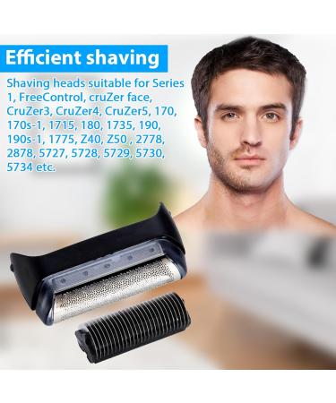 High-Quality 190S-1 Shaving Head for Braun - Replacement Head for Series 190 180 170 and 1 10B/20B Razors | International Shipping Available - Buy Online on GoSupps.com