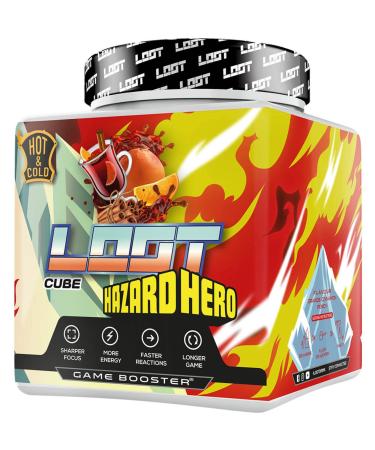 Loot - Winter Edition Hazard Hero |Hot & Cold Game Booster |With Flow-State Formula |50 servings (400g) with caffeine |20 high -dose ingredientsOrange cinnamon