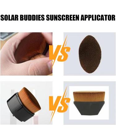 Eventerde Sun Block Applicator for Kids Versatile Suntan Lotion Applicator Sun Cream Brush - Sunscreen Applicator Brush Sunblock Brush Set with Ergonomic Grip for Kids Black - Buy Online on GoSupps.com