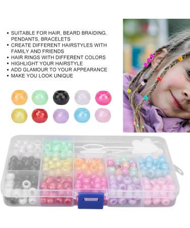 Hair Jewelry Beads Unique Hairstyle Colorful Exquisite Workmanship Hair Braid Rings for Party - Buy Online on GoSupps.com