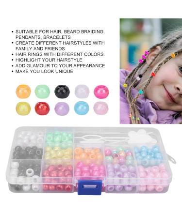365 Colorful Hair Dreadlocks & Accessories for Women - DIY Braids Hair Jewelry Beard Decoration & Pearl Rings - Buy Online on GoSupps.com