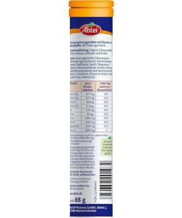 Abbey Sport Iso Active - Isotonic Electrolyte Drink with Lemon Flavor | 30 Effervescent Tablets (2 Packs) - Fast Hydration & Nutrition Supplement - Buy Online on GoSupps.com