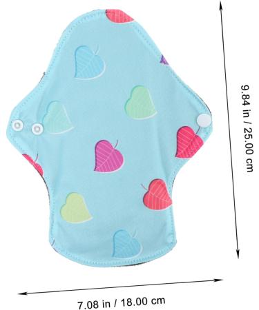 Washable Light Incontinence Pads | Bamboo Charcoal Menstrual Towels for Women | 6pcs Cloth Aunt Towel Pad - Buy Online on GoSupps.com