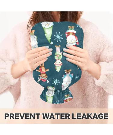 Christmas Gnome Hirsch Heat Bottle - 1L Hot Pack for Pain Relief & Cold Therapy | International Shipping Available - Buy Online on GoSupps.com