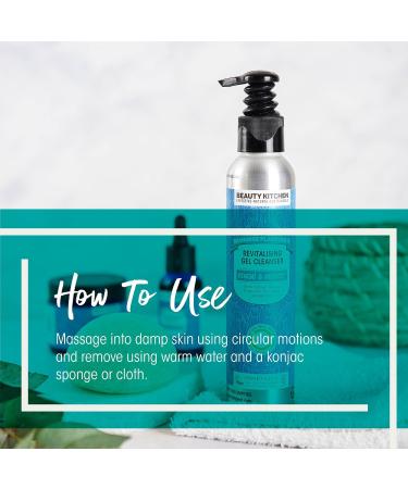 Beauty Kitchen - Seahorse Plankton + Revitalising Gel Cleanser 30ml - Refreshing Gel Cleanser - Revitalises and Cleanses Skin - Skincare Essential - Buy Online on GoSupps.com