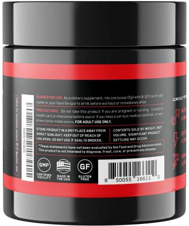 Goliath Labs Pure Creatine Monohydrate Powder - 300g Unflavored Micronized Creatine for Strength Power Muscle Support & Endurance - 60 Servings - Fitness Supplement for Men & Women - Buy Online on GoSupps.com
