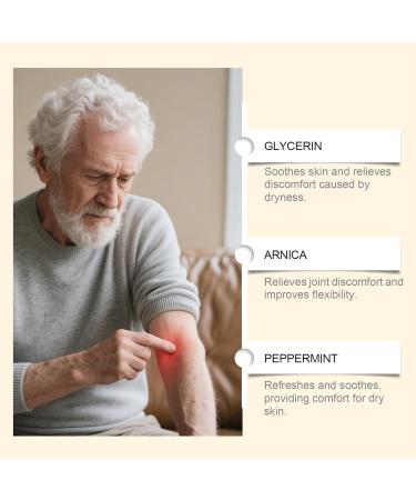  G n rique Joint Cream | 50g Body Relief - Soothing Massage Cream for Knees Back Neck Arms and Feet | For Adults and Seniors Comfort - Buy Online on GoSupps.com