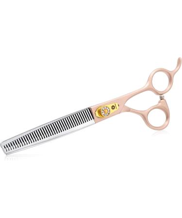 Dream REACH 7 Dog Fur Scissors Set | Professional 440C Japanese Stainless Steel | Straight Bent & Thinning Shears (15%-25% Thinning Rate) - 5-Part Animal Care Kit - Buy Online on GoSupps.com