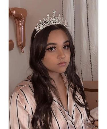 COCIDE Silver Rhinestone Tiara and Crown for Women - Princess Tiaras for Girls, Hair Accessories for Bridal Wedding, Prom, Birthday, Christmas, Halloween Party - Buy Online on GoSupps.com