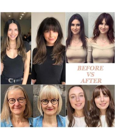 Bangs Hair Clip Human Hair Bangs OverHead Clip in Hair Extensions Brown Natural Hairs Wispy Bangs Fringe Hairpieces for Women in Air Bangs Bangs Clip in Hair(Color:HLH1004-2) Blunt Bangs HLH1004-2 - Buy Online on GoSupps.com