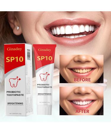 2 Pcs SP10 Probiotic Whitening Toothpaste Deep Cleaning Stain Removal Fresh Breath. - Buy Online on GoSupps.com