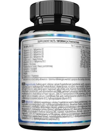 APOLLO'S HEGEMONY B-Balance 120 Vegan Capsules - Vitamin B Complex Contains Vitamins B1 B2 B6 B12 Folate and More - 4 Months Supply - Supports Overall Health Capsule 120 Count (Pack of 1) - Buy Online on GoSupps.com