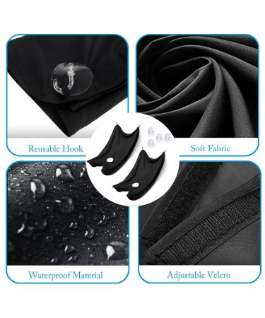 Jootuepo Beard Bibs for Men - 2 Pack Waterproof Trimming Catcher with 4 Suction Cups Non-Stick Care Cloth - Perfect Gifts for Men (Black) - Buy Online on GoSupps.com