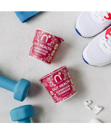 Naturya Mixed Berry Gut Health Superfood Porridge 12 x 55g - High Fiber, Calcium, Protein - Buy Online on GoSupps.com