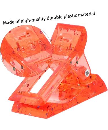 Mikinona 12pcs Pinching Red Quick Curve Manicure Clip Home Art Gel Clips UV Building Nails Poly Clamps LED Finger Fixation DIY for Clamp and Tip Pinchers Tools Builder Fixing 4X3X2CM Red - Buy Online on GoSupps.com