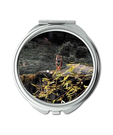Mirror Travel Mirror animal animal photography big cat pocket mirror portable mirror