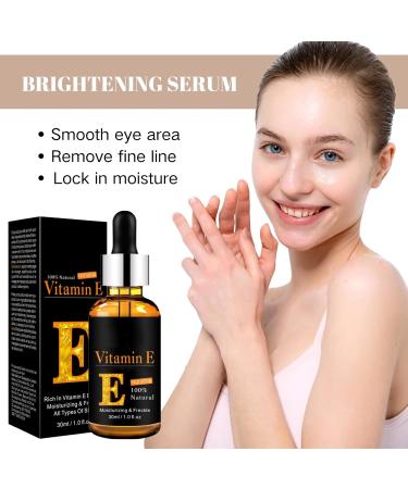 Trendyfave Vitamin E Serum Vitamin E Anti Wrinkle Serum To Even Skin Tone Skin Care Essence For Reduce Lines Dark Spot Remover For Face Hydrating Serum Vitamin E Eye Serum 30ml - Buy Online on GoSupps.com