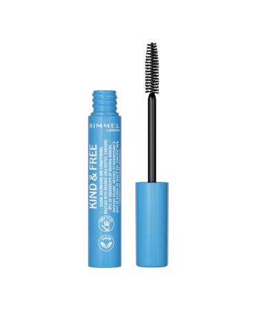 Rimmel KIND & FREE Clean Mascara, Cruelty-Free & Vegan, 001 Black, 0.23 Fl Oz 01 Black 1 Count (Pack of 1)