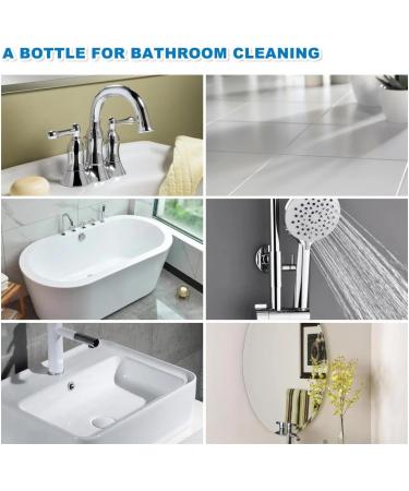 Reshline Stubborn Stains Cleaner Bathroom Descaler Cleaner Powerful Bubble Foam Spray for Daily Stain Removal Ideal for Bathtubs Tiles and Shower Glass (2 Pcs) - Buy Online on GoSupps.com