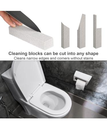 8-Piece Pumice Stone Cleaning Kit - Toilet Sink Shower & Grill Cleaner with Gloves | Urine & Stubborn Stain Remover - Buy Online on GoSupps.com