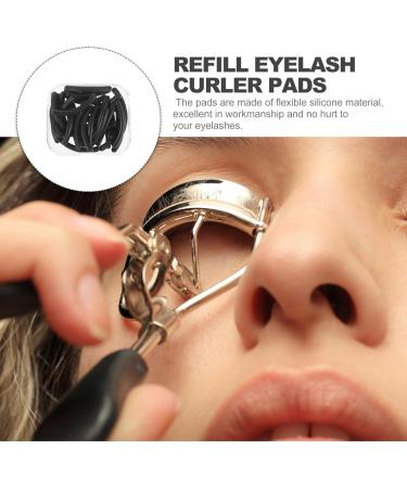 Beavorty Eyelash Curler Refill Pads: Silicone Rubber Eyelash Curler Replacement Pad Universal Eyelash Curler Refills with Clear Storage Box - Buy Online on GoSupps.com