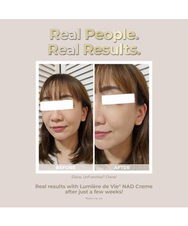 LUMI RE DE VIE NAD Cr me Face Cream with 5% Myristyl Nicotinate, Supports Healthy NAD Levels, Smooths the Look of Fine Lines, Helps Improve Elasticity & Hydration, 40g - Buy Online on GoSupps.com