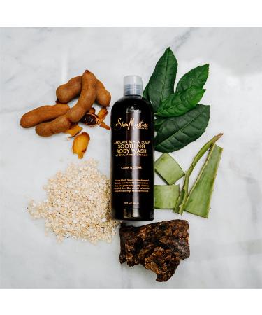 SheaMoisture African Black Soap Body Wash 13 oz - Pack of 2 | Natural Ingredients | Cleanses and Nourishes Skin - Buy Online on GoSupps.com